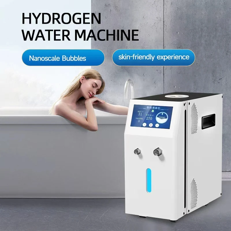 Hydrogen Water Bath PEM Hydrogen SPA Machine H2 Concentration Hydrogen Bubble Bath Generator Machine Health Home Care