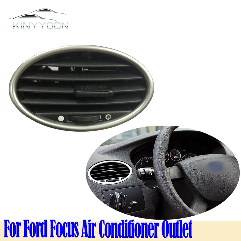 

For Ford Focus 05-13 Air Conditioner Outlet Front Panel Grille AC Air outlet Adjustment Knob Center Console Dashboard