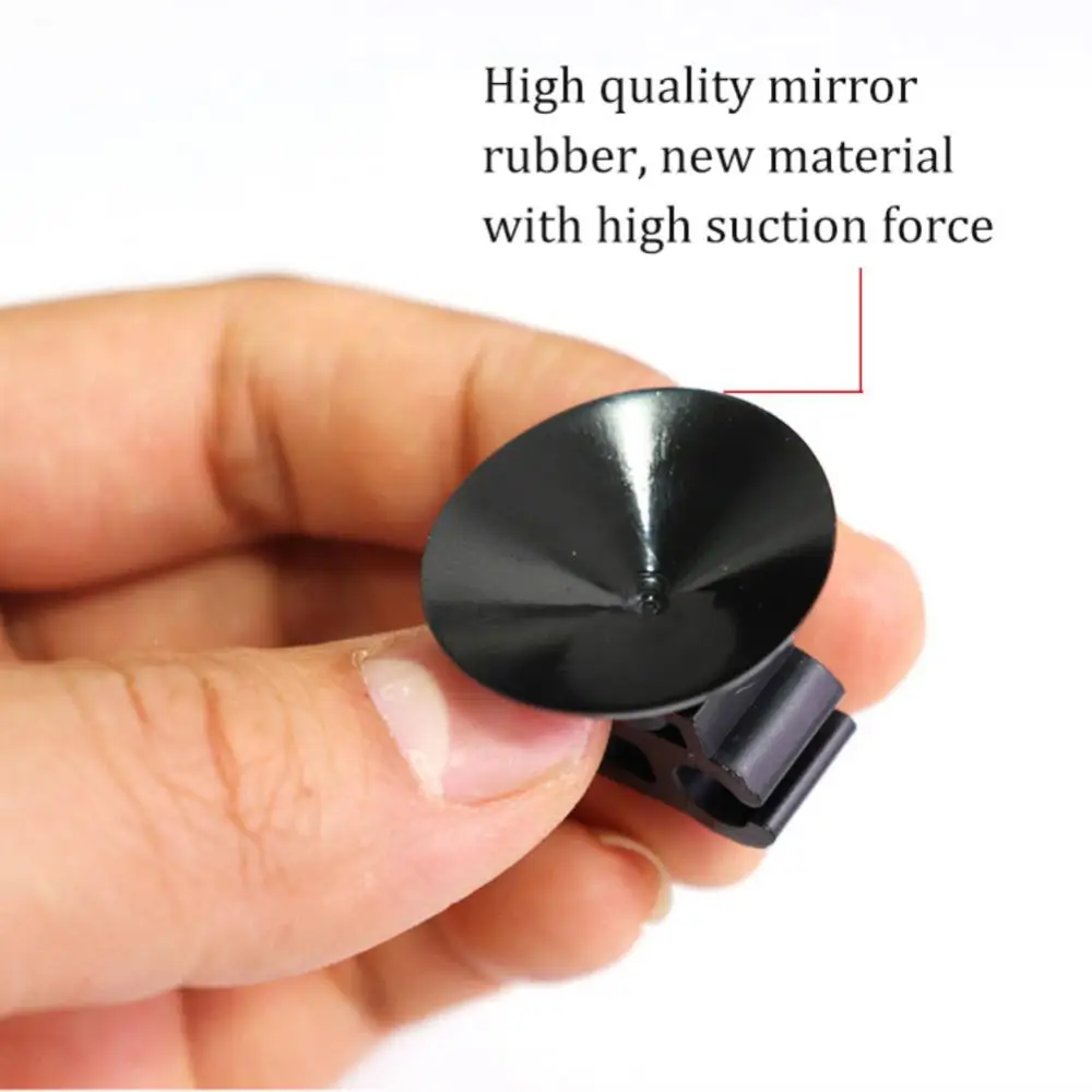 Fish Bowl Suction Plate Clamp Power Line Buckle Wire Finisher Suction Cups 3 Size Black White Aquarium Accessories