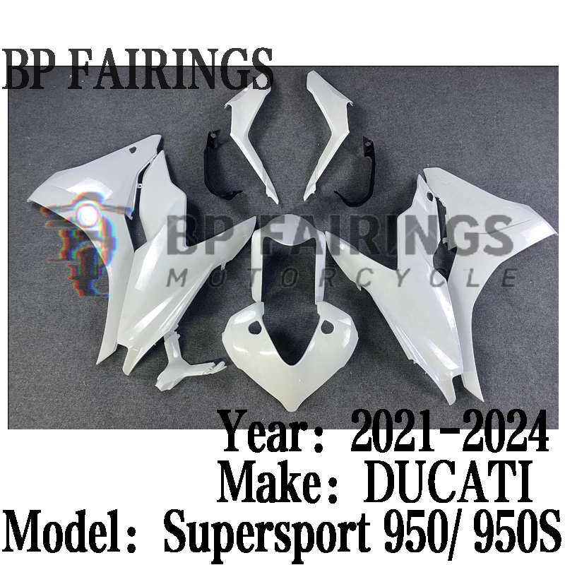 Fairings Kit Fit For DUCATI Supersport 950 2021 2022 2023 2024 Bodywork Set Supersport 950S Fairings 2021-2024 Unpainted