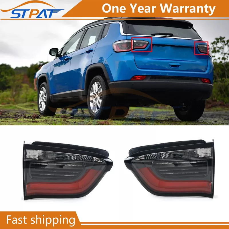 

STPAT 55112685AA 55112684AA Car Rear Left Right Tail Light Turn Signal Taillights Brake Warning Lamp For Jeep Compass 2017-2019