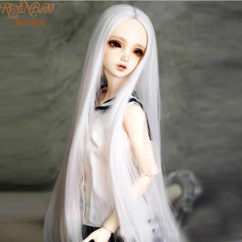 

3/1 bjd wig Nightingale doll wig head sd ball doll head high temperature silk braiding thickened hair.