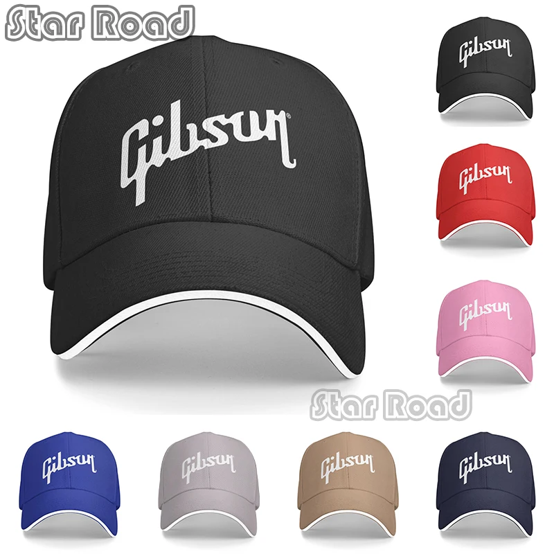 

Baseball Cap Men Gibson Guitar Logo Fashion Caps Hats for Logo Asquette Homme Dad Hat for Men Trucker Cap