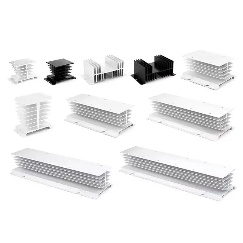 SSR Solid State Relay Heat Sink Single Phase Radiator Cooling Seat Single Phase Solid State Radiator Cooling Base