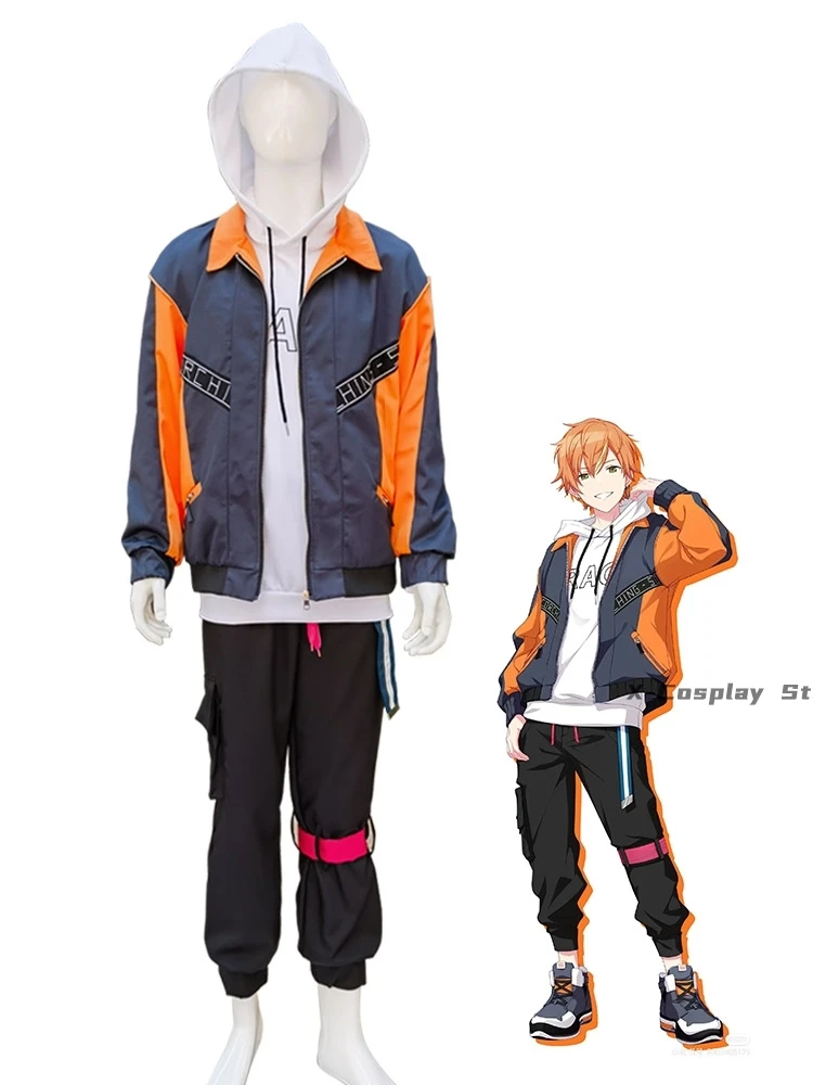 Disfraz de Cosplay Project Sekai Shinonome Akito Shiraishi An, traje de peluca Akt, Anime, Cosplay, nuevo uniforme deportivo de fiesta de Halloween, 2024