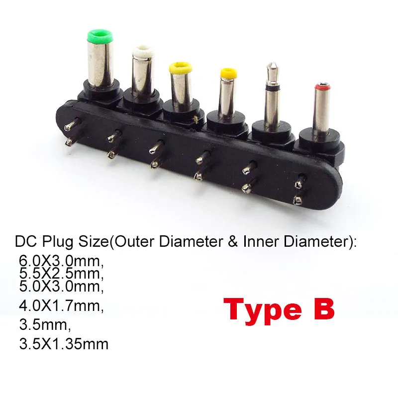 Adattatore AC/DC 3v 4.5v 5v 6v 7.5v 9v 12v Adattatori di alimentazione regolabili Caricatore da viaggio universale Interruttore di alimentazione Spina UE/USA F1