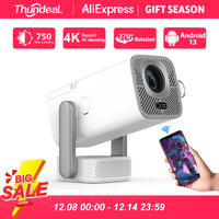ThundeaL New 4K Full HD Projector TD80 Pro Android WiFi 3D Home Theater TD80Pro 3D Video Portable Beam Mini Projector PK TD80W
