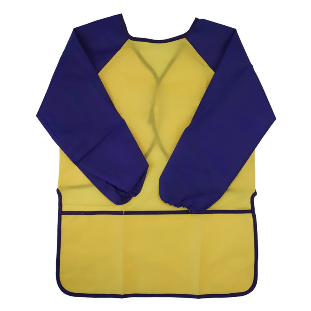 

2Pcs Painting Apron Kids Smock Waterproof Long Sleeve Children Gardening Dry Machine Washable