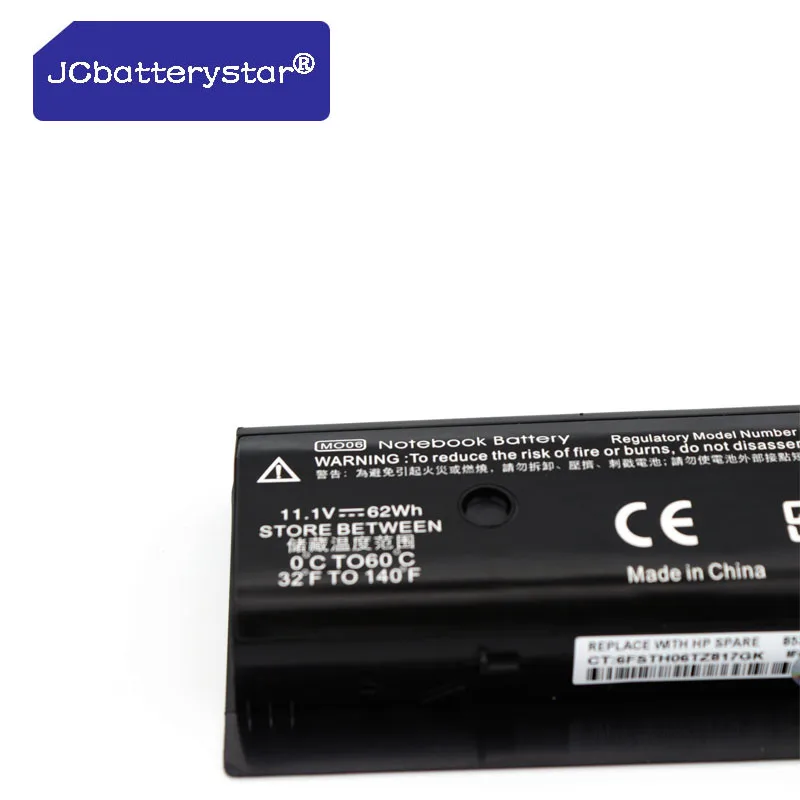 JC new 11.1V 62WH Laptop Battery MO06 HSTNN-LB3N For HP Pavilion DV4-5000 DV6-7002TX 5006TX DV7-7000 Batteries 671567-421