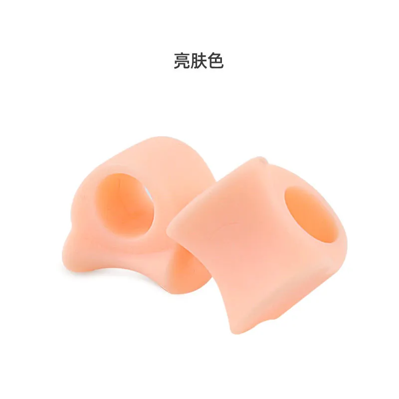 2pieces=1pair Bunion Corrector Gel Pad Stretch Hallux Valgus Protector Guard Toe Separator Feet Care Orthopedic Finger Spacers