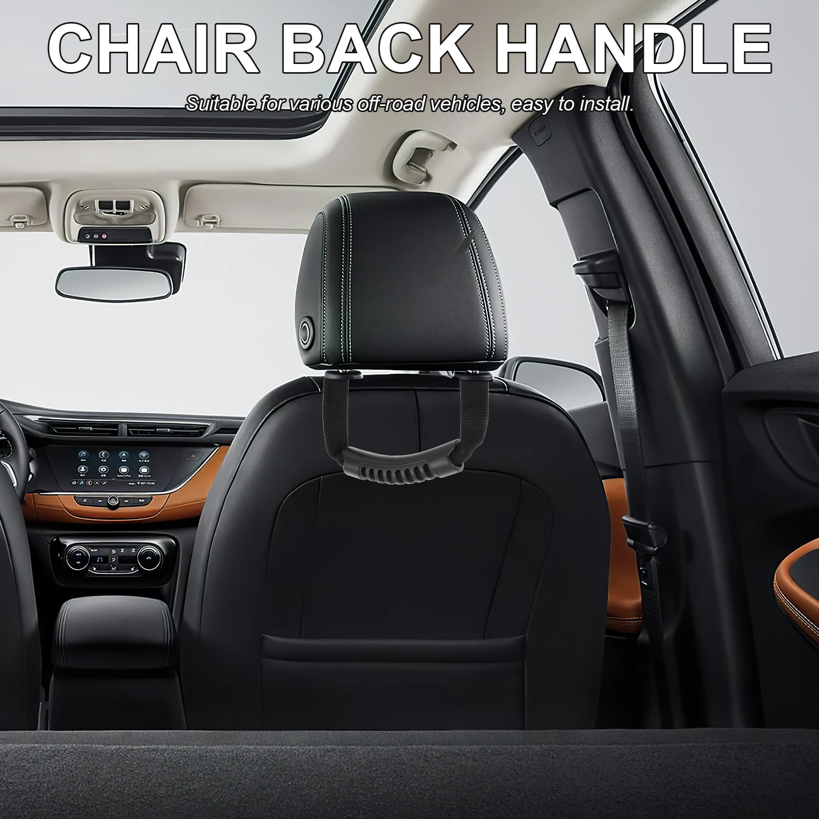 

Universal Car Roof Grab Handle Vehicle Interior Enhanced Grip Hook Loop Roll Bar Handle Comfortable Durable Automotive
