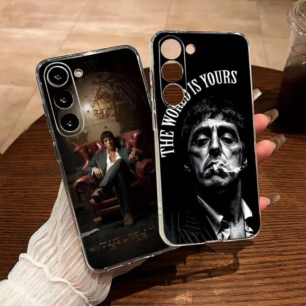 Classic Film S-Scarface 1983 Fashion  Transparent Phone Case for Samsung A10 12 20 21S 30 31 40 50 51 52 70 71 Cover
