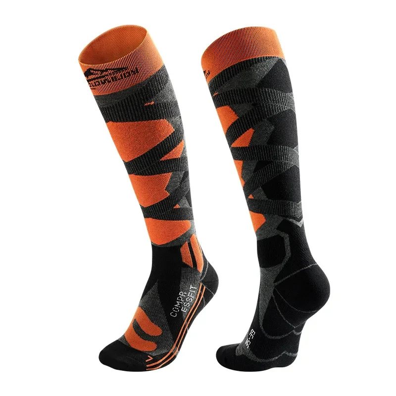 Chaussettes de sport chaudes et respirantes, anti-ald, tube haut, course à pied, fitness, ski en plein air, automne et hiver