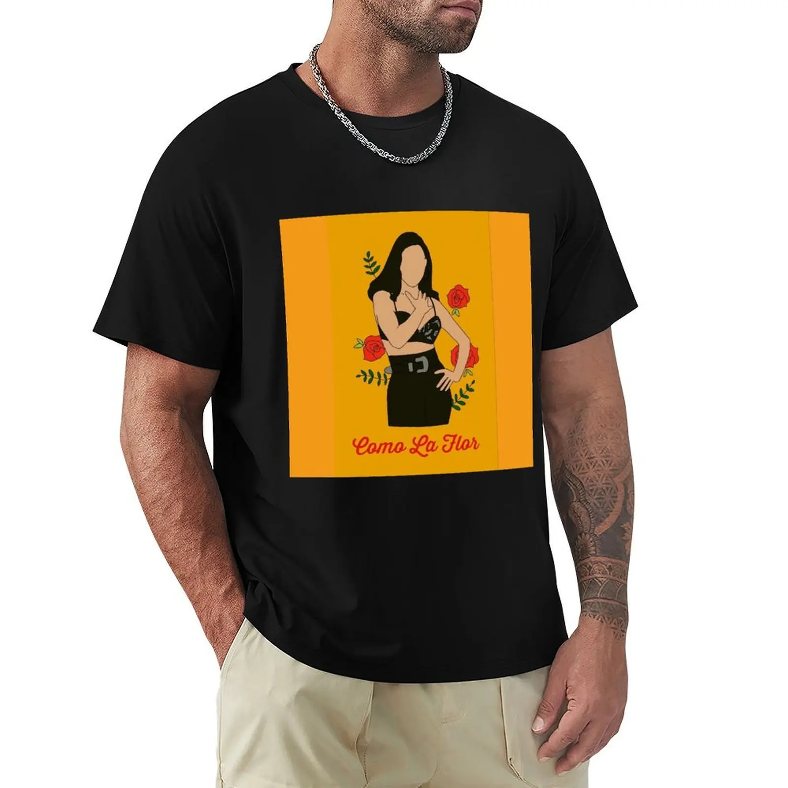 

Selena Quintanilla T-Shirt Functional Casual Short Sleeve Tee