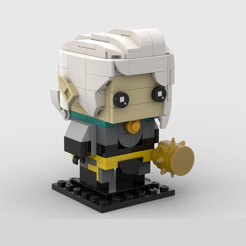 

191pcs MOC Critical Role Vox Machina Pike Trickfoot Brickheadz Building Blocks Charming Gift for Kids' Christmas for kids