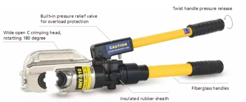 Hydraulic cable crimping tool HHY-510 50mm -400mm