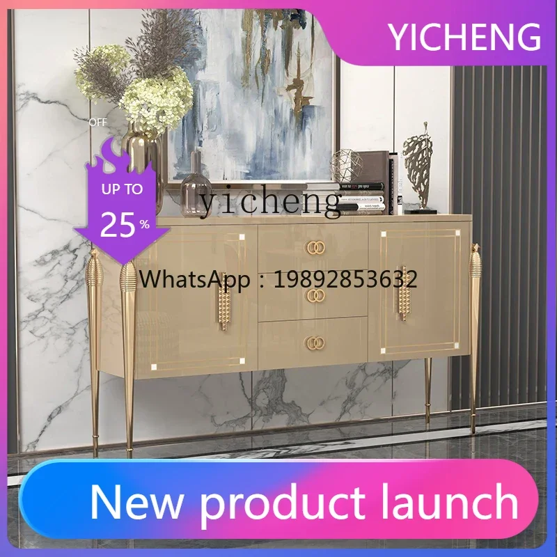 

BB modern simple home paint dining room living room tea cabinet against the wall kitchen locker