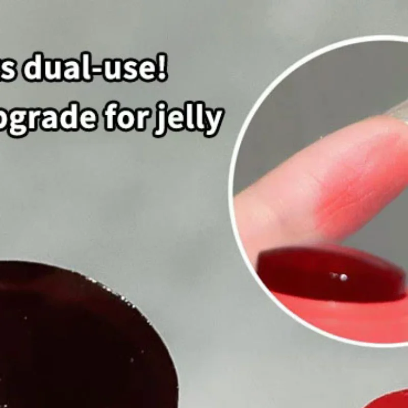 HERORANGE Jelly Blush Stick Brighten Cheek Rouge Dual Use Of Lips And Cheeks Blusher Waterproof Lasting Red Tint Cheek Color