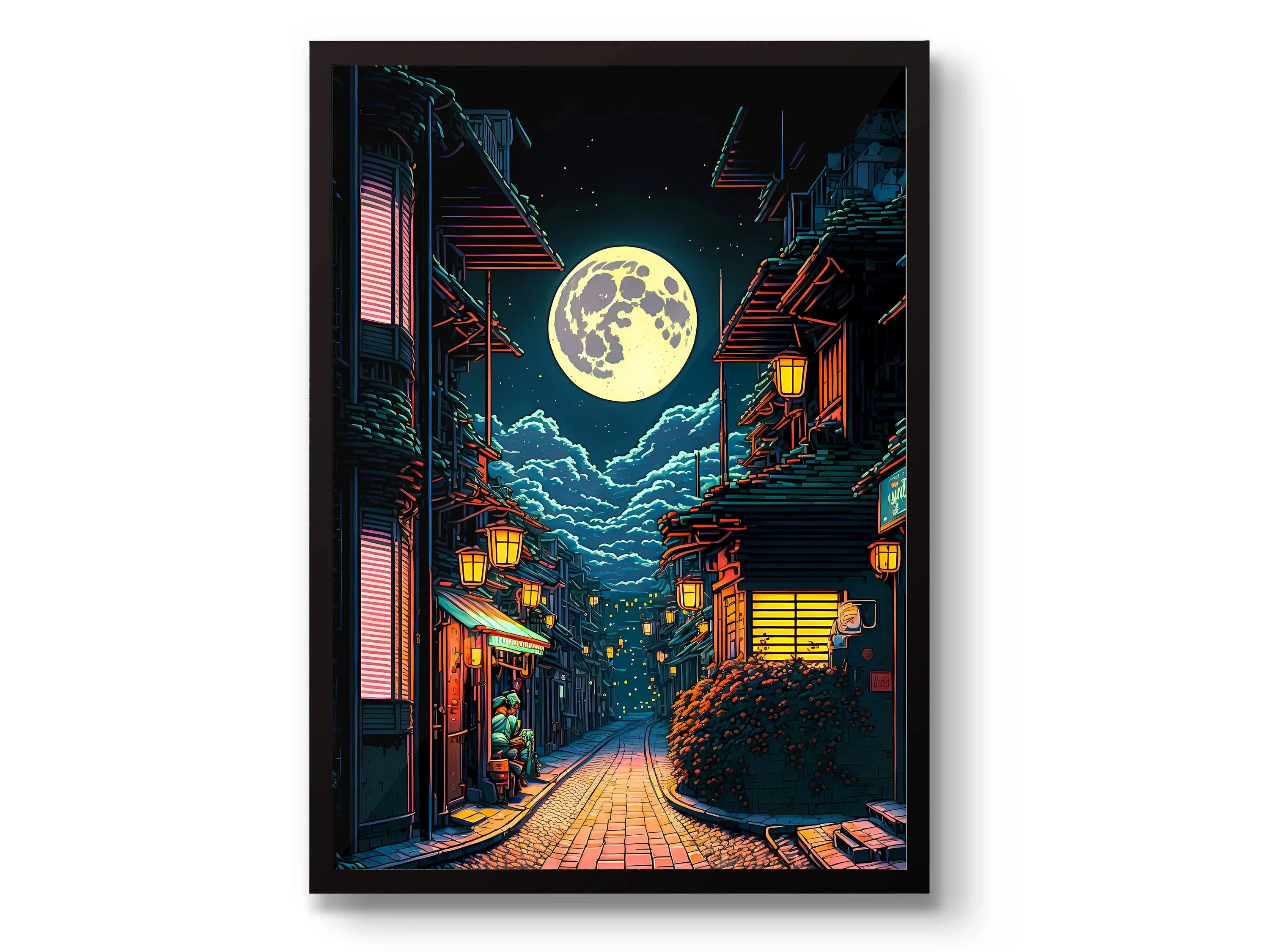 Japanese Tokyo Teahouse Cartoo - Home Decor Japandi ulasan dan harga