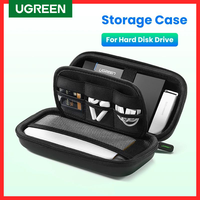 UGREEN Hard Disk Drive Case for 2.5 inch External Hard Drive Portable HDD SSD Box for Power Bank Storage Case Travel Bag