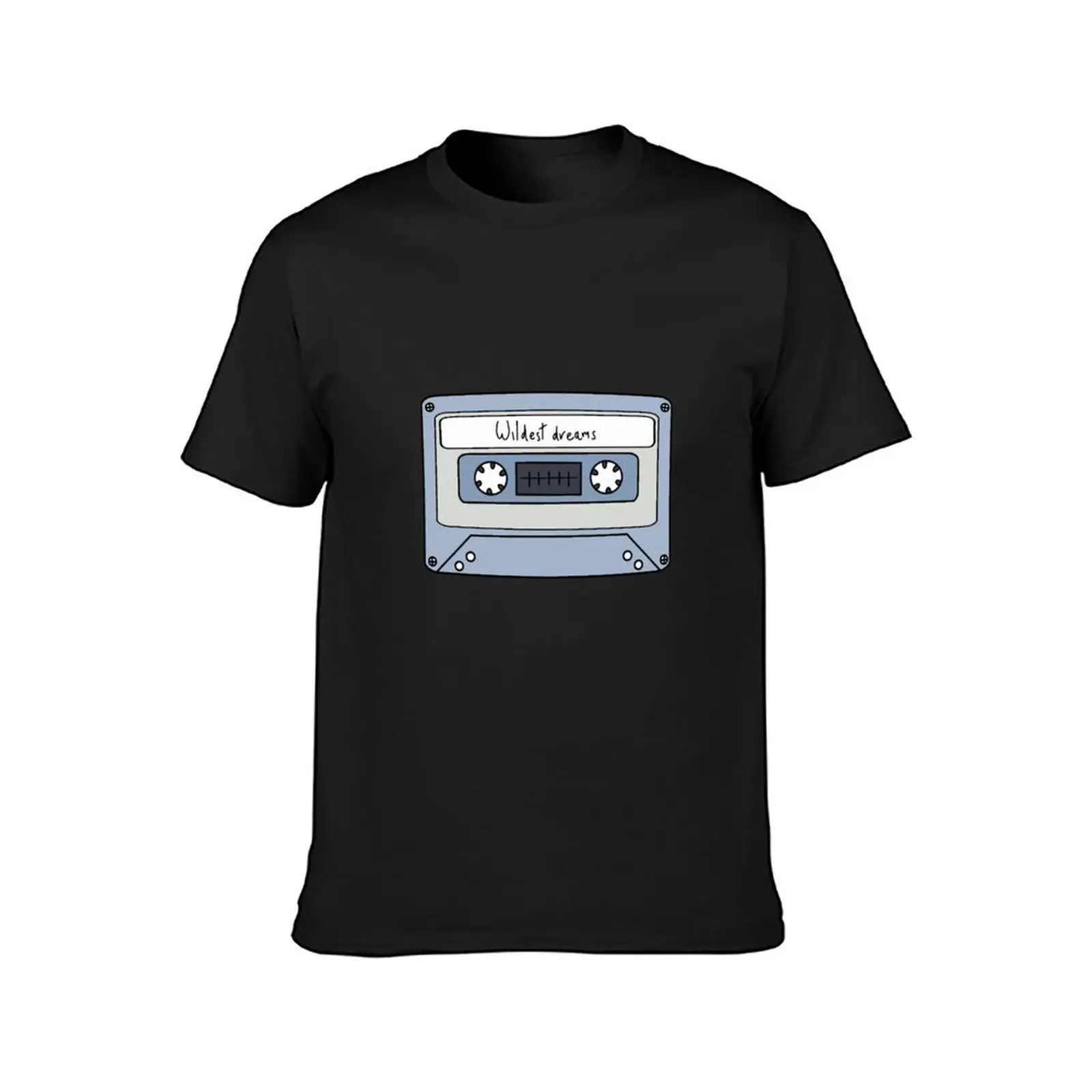 wildest dreams cassette T-shirt hippie clothes plus sizes vintage designer t shirt men