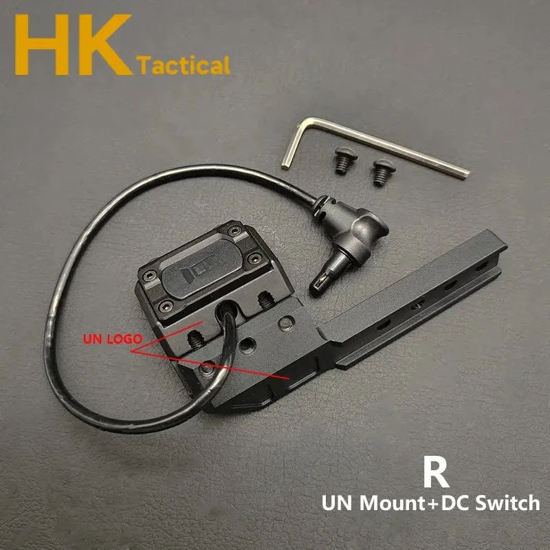 Pressure Switch with Un Mount Side Extension Bracket DBAL NGAL M300 M600 Tactical Weapons Flashlight and Laser Mount