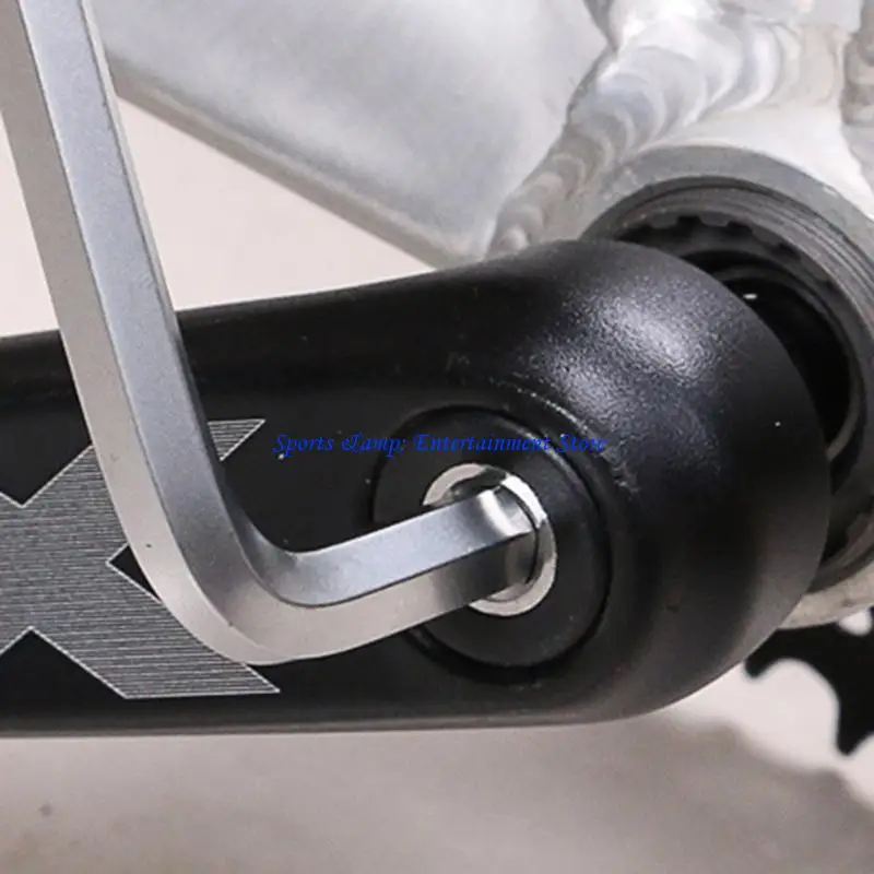 G7NF 10Pcs Bike 8'' Crank Screw 8mm Fixing Screws Bike Bottom Bracket Axles Bolts 8'' Thread Inner Hexagon Threaded Screw Set