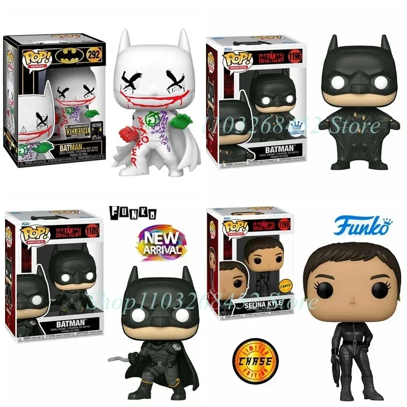 NUEVA Serie FUNKO POP de Batman 2026 # 1189 Batman # 292 # 1196 Selina Kyle # 1190 Figuras de Acción de Vinilo, Colección de Modelos de Juguetes