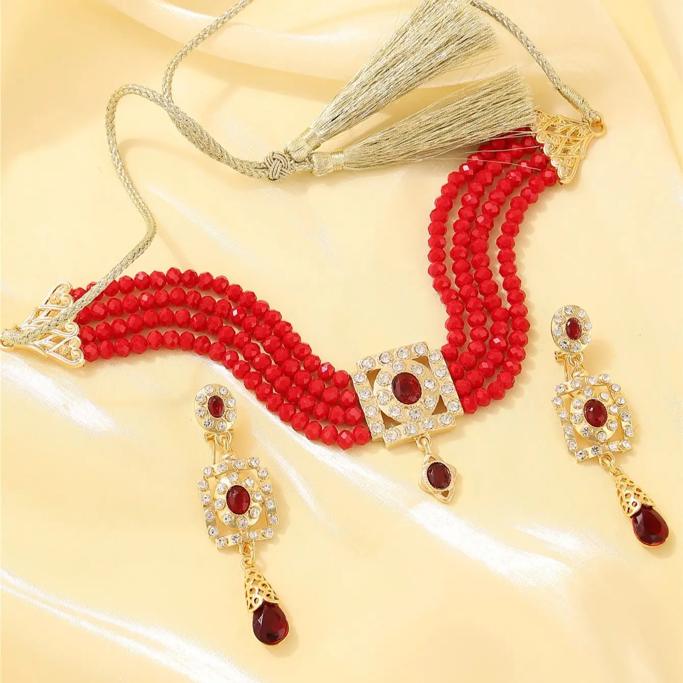 Ensembles de cristaux populaires pour femmes marocaines, style bohème, accessoires de banquet de mariage, cadeaux pour dames