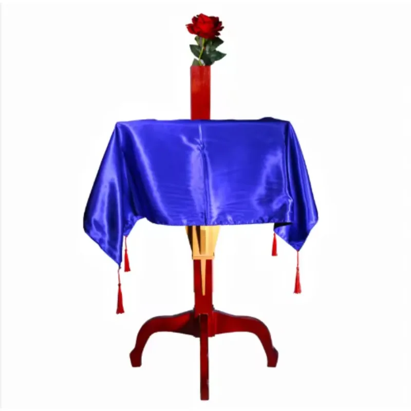 Professional Floating Table Magic Trick | Multi-Function Square Table with Candlestick Flower Pot Stage Illusion Gimmick