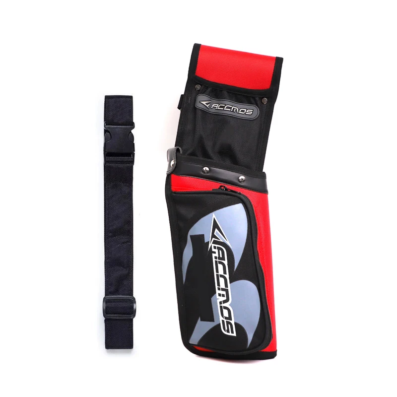 ACC Archery Arrow Quiver Bow Bag Holder Recurve Compound Bow Arrow Hunting Release Hold Pounch Arrow Strap Reverse Hold 7color