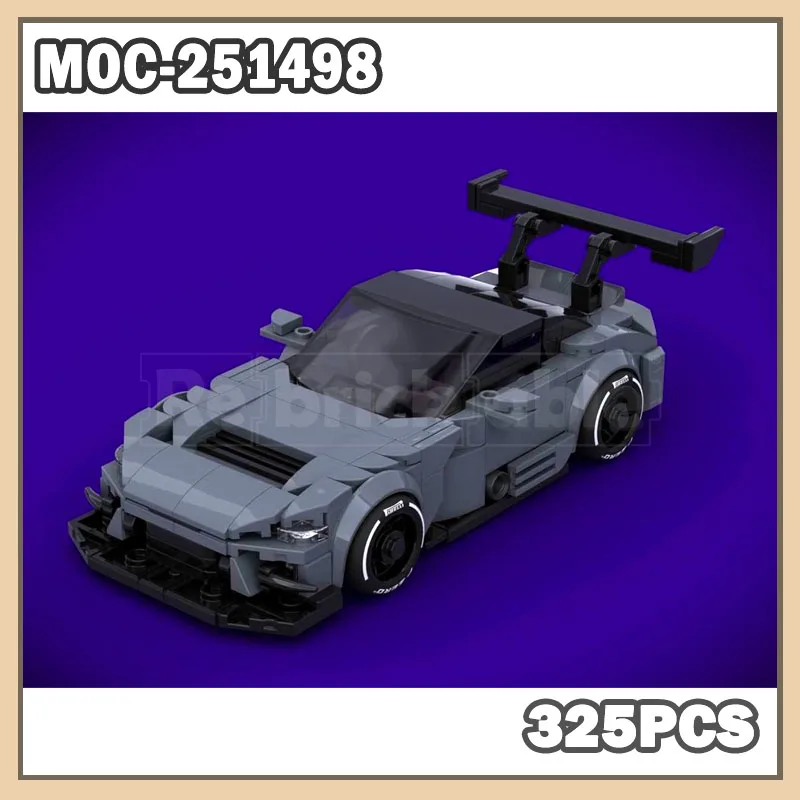 MOC-251744 MOC GR GT3 Building Block Assembly DIY Sports Car Model KIDS Surprised Creativ Gift Model Action Movie 325PCS