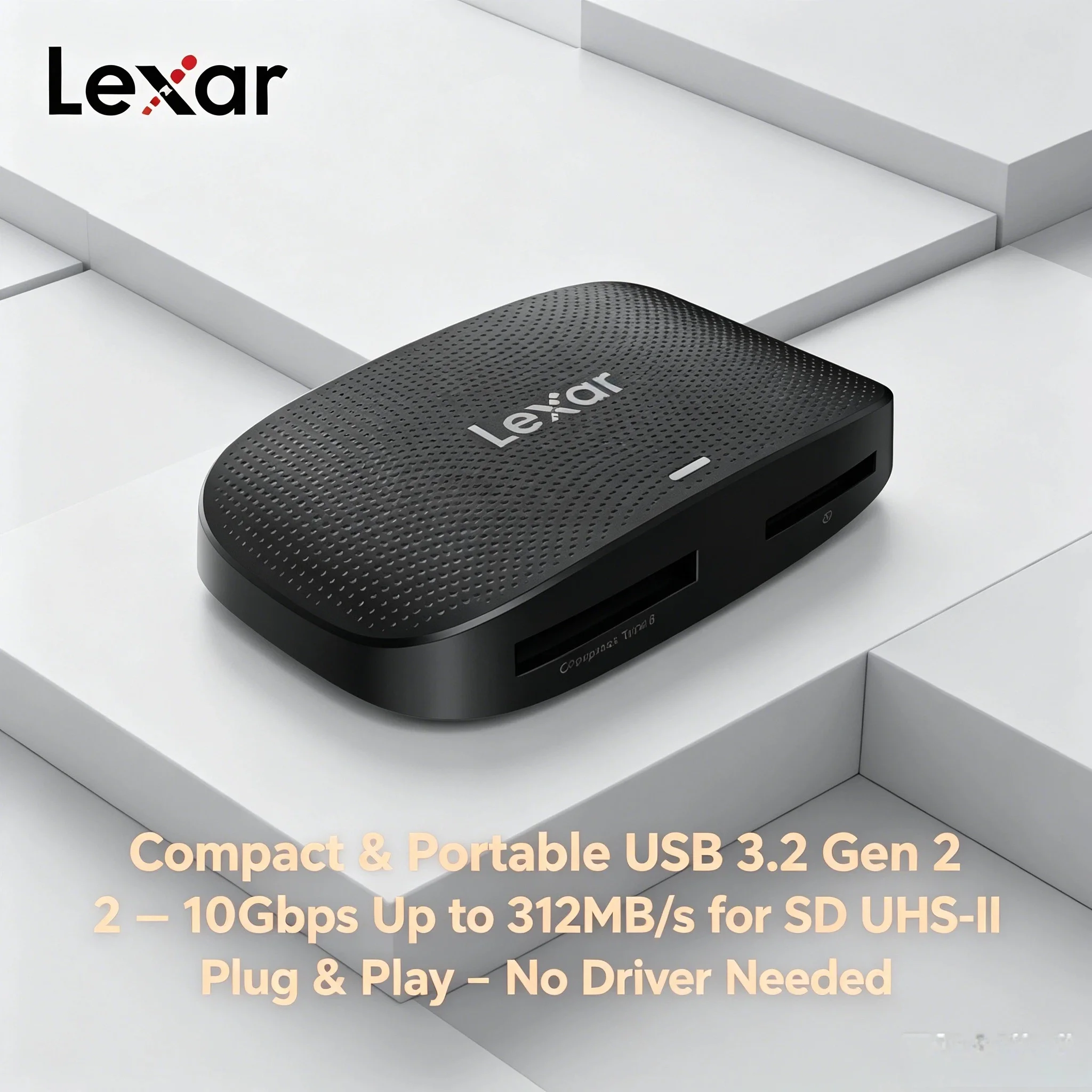 

Lexar Professional CFexpress Type B and SD Card Reader USB 3.2 Gen 2 High Speed Memory Card RW520 100% Original 4K New