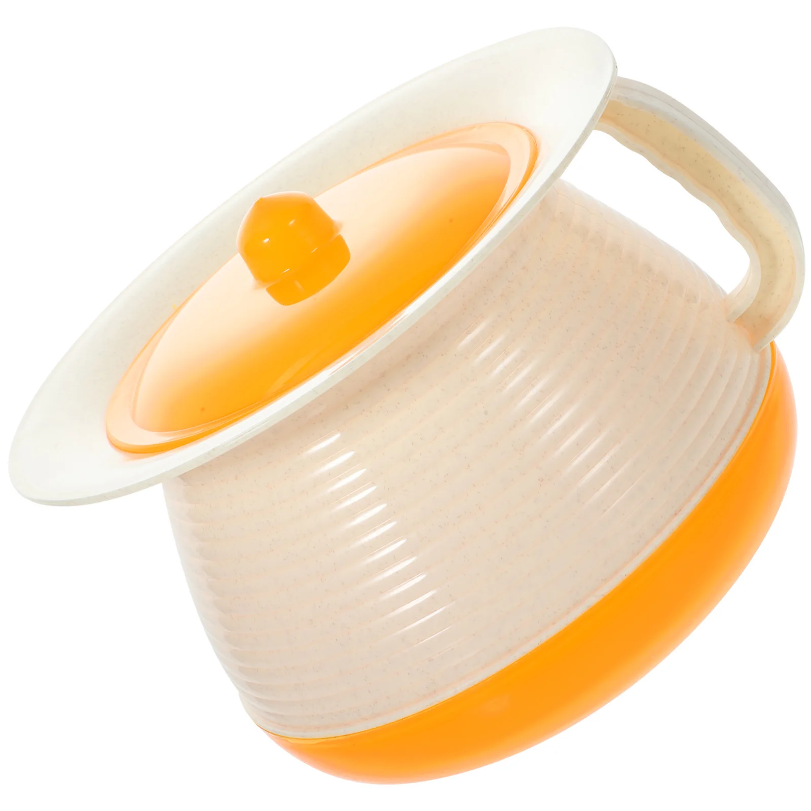 

Household Spittoon with Cover Heavy Duty Urinal Pan for Indoor Outdoor Portable Use Elderly Friendly Hygienic Potty