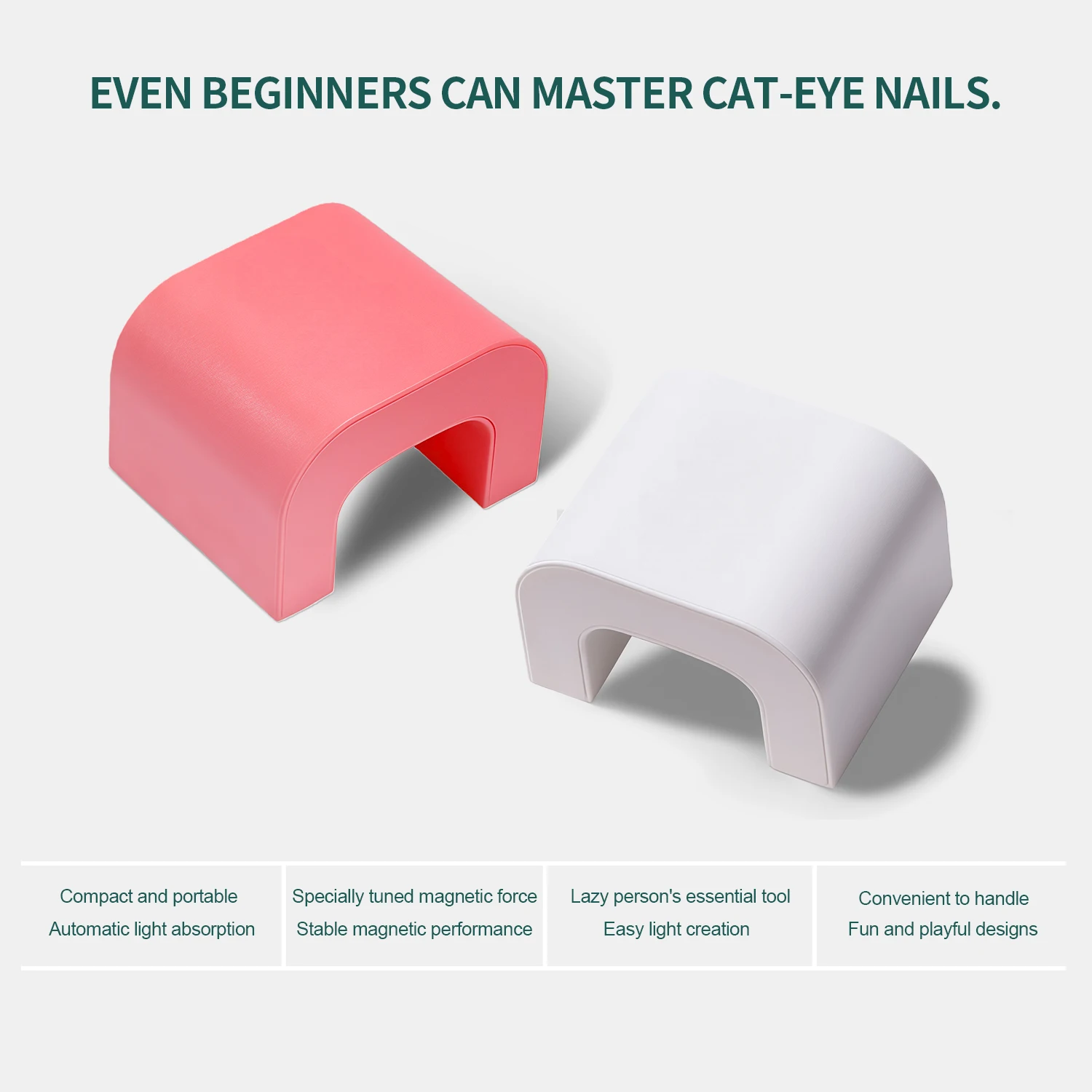 

Магнит для маникюра Nailpop Upgrade Cat Eye, для французского маникюра, с эффектом «кошачий глаз», простой в использовании для начинающих, профессиональный инструмент для ухода за ногтями, 5 цветов.