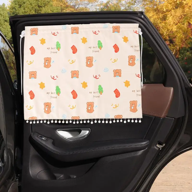 Auto Sunshade Side Window Anti-UV Auto Sunshade Protector Heat Insulation Sun Protection Suction Cup Auto Sunshade For Truck