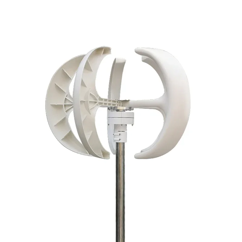 

2024 500W 12V Vertical Axis Wind Turbines Windmill Power Charge Generator With Motor Kit 5 Blades Lantern Camping Home