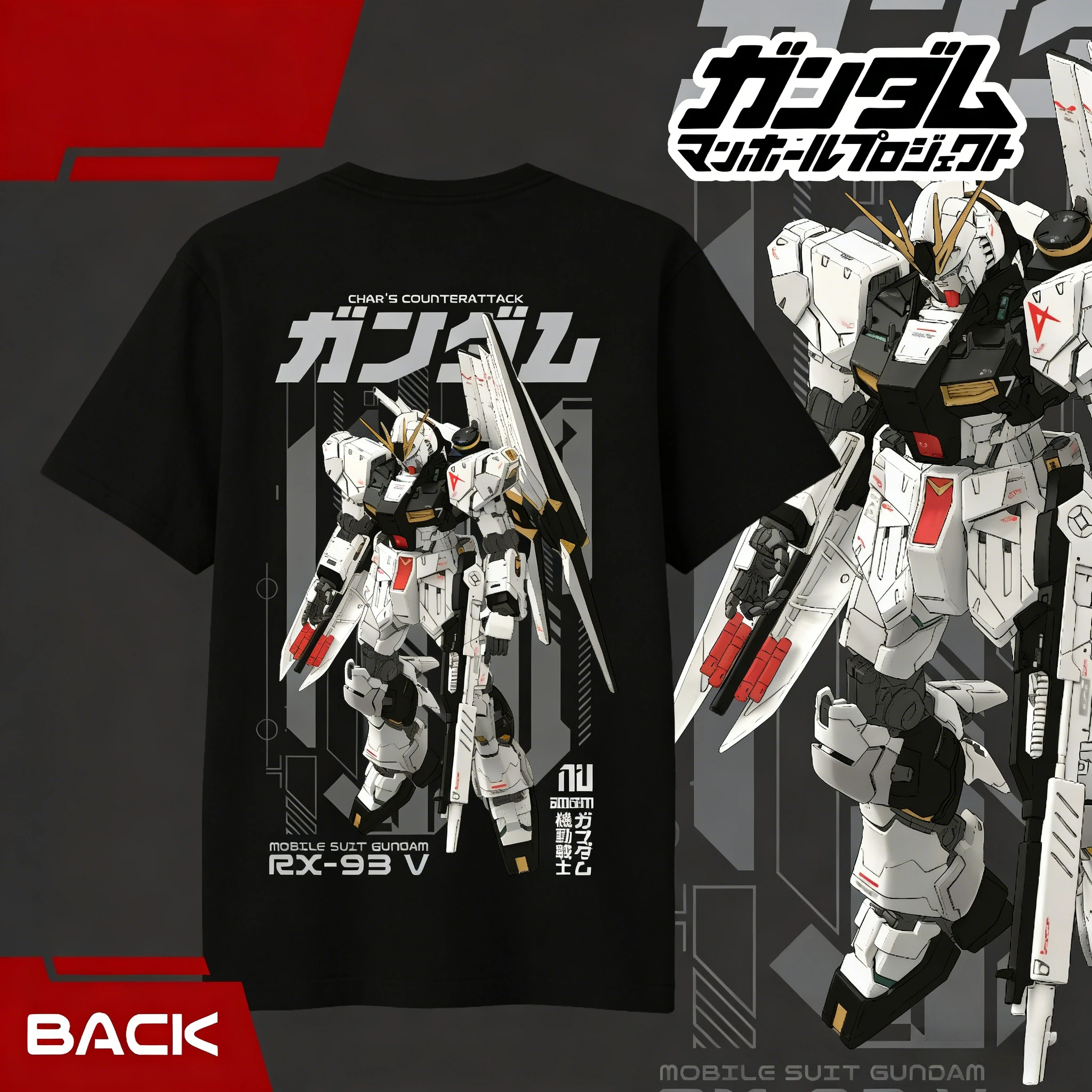 High Rise Mobile Fighter Short-Sleeved T-Shirt - Men's Summer Style - High-Quality Versatile Design - Anime Print Trendy