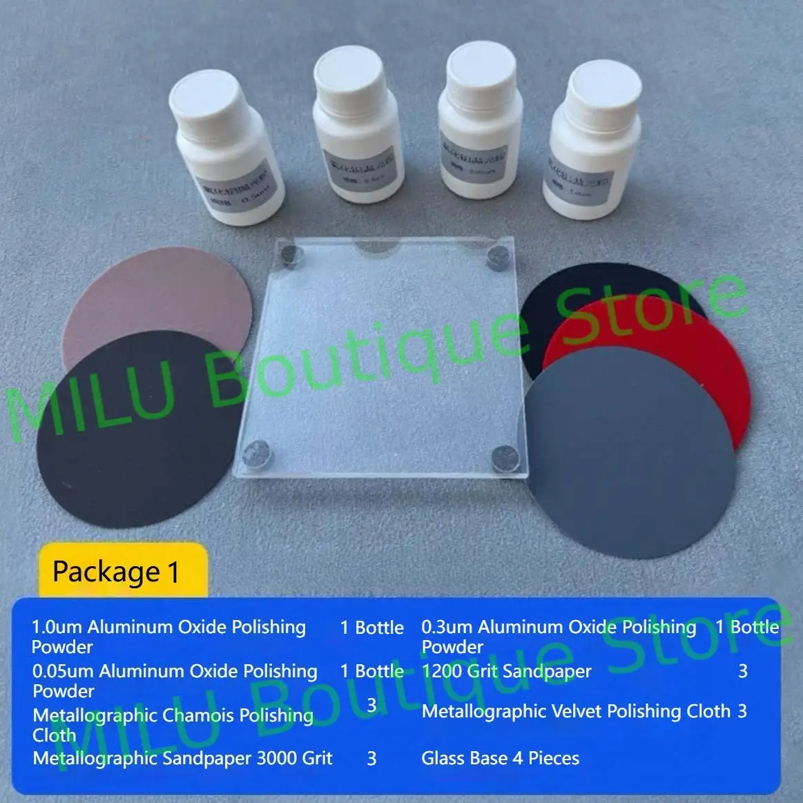 تلميع مسحوق القماش من جلد الغزال أكسيد الألومنيوم مسحوق الصنفرة صيانة القرص القطب مادة تلميع مادة تلميع #4