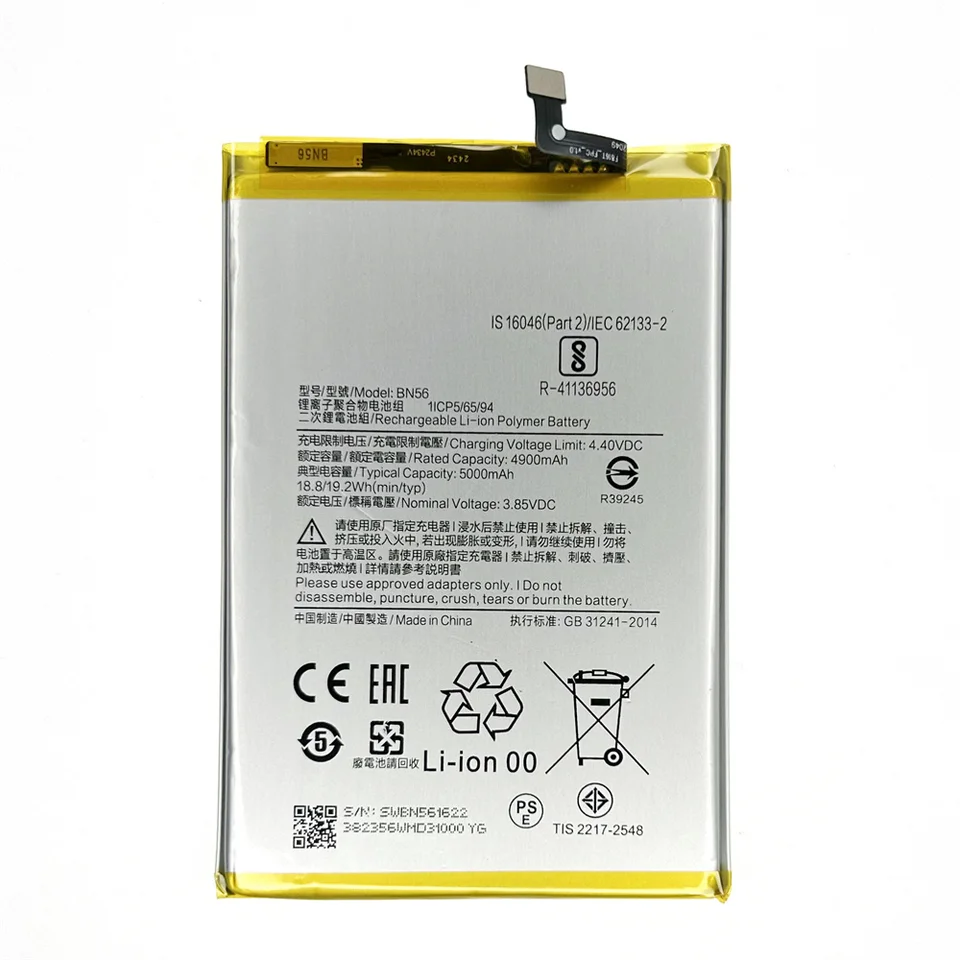 Batería nueva BN56 para Xiaomi Redmi 9A/9C/POCO C3/RedMi 9AT/POCO C31 BN56, envío rápido + herramientas 5
