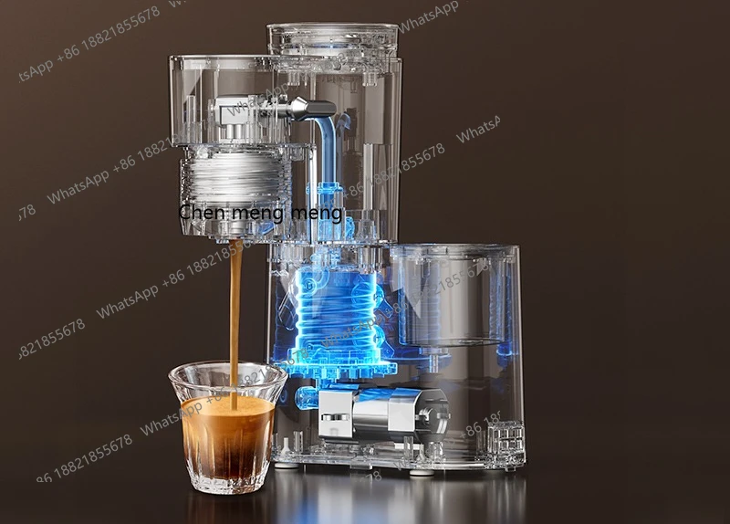 Household Semi-Automatic Grinding Integrated Smart Italian American Coffee Machine
