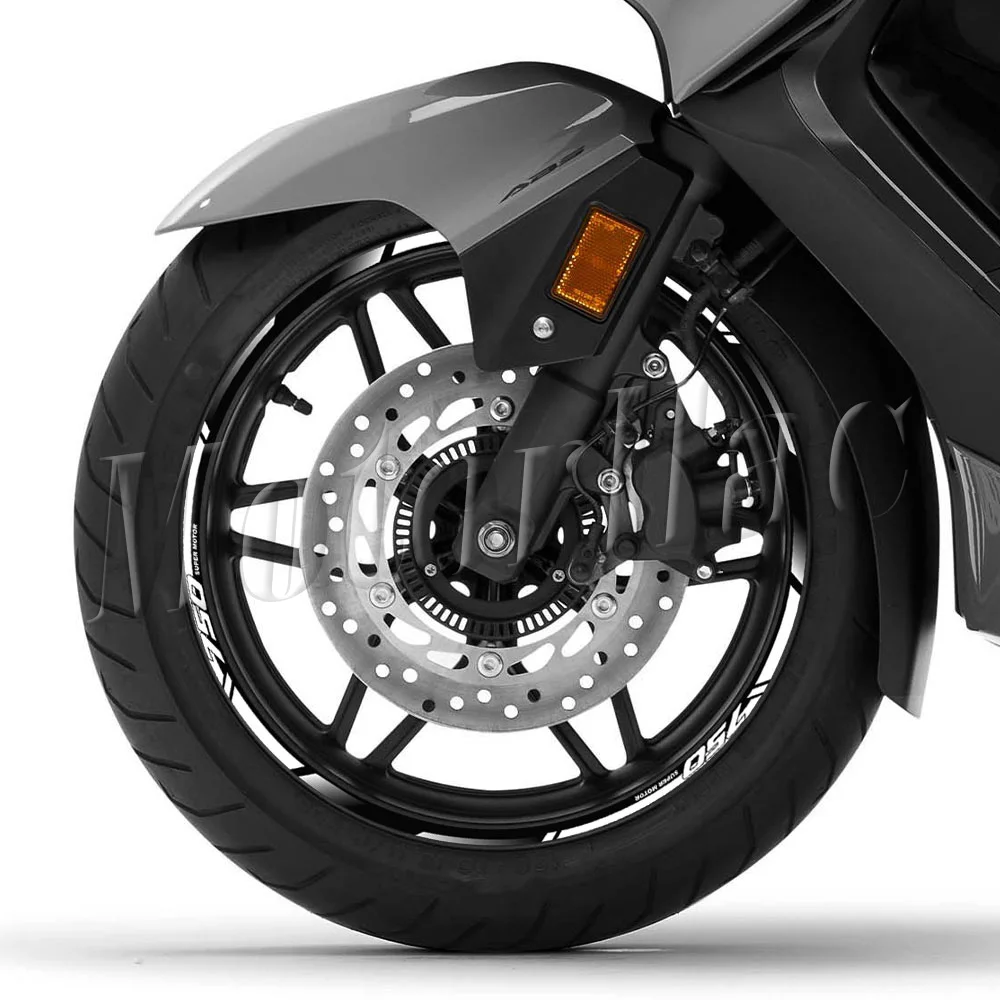 Motorrad-Radaufkleber Reflektierende Felgenstreifen Wasserdichtes Zubehör für Honda Forza 750 350 2026 2025 2024 – Detail 9