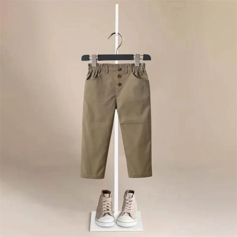 

Boys Pants Fall Children's Children's Korean Boys Haren Pants Solid Color Kids Girl Casual Long Pants Children Baby Boy Pants