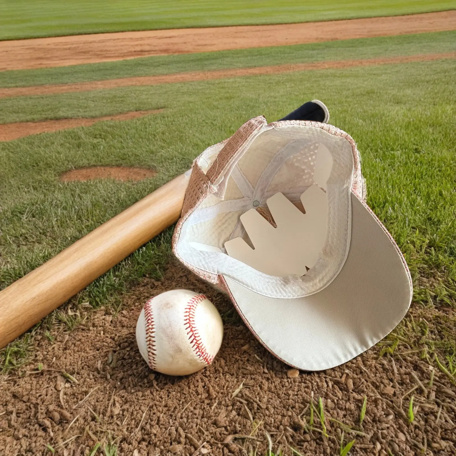 50pcs Hat Insert for Baseball Caps – Lightweight Reusable Brim Support & Crown Liner for Sports, Travel, Storage