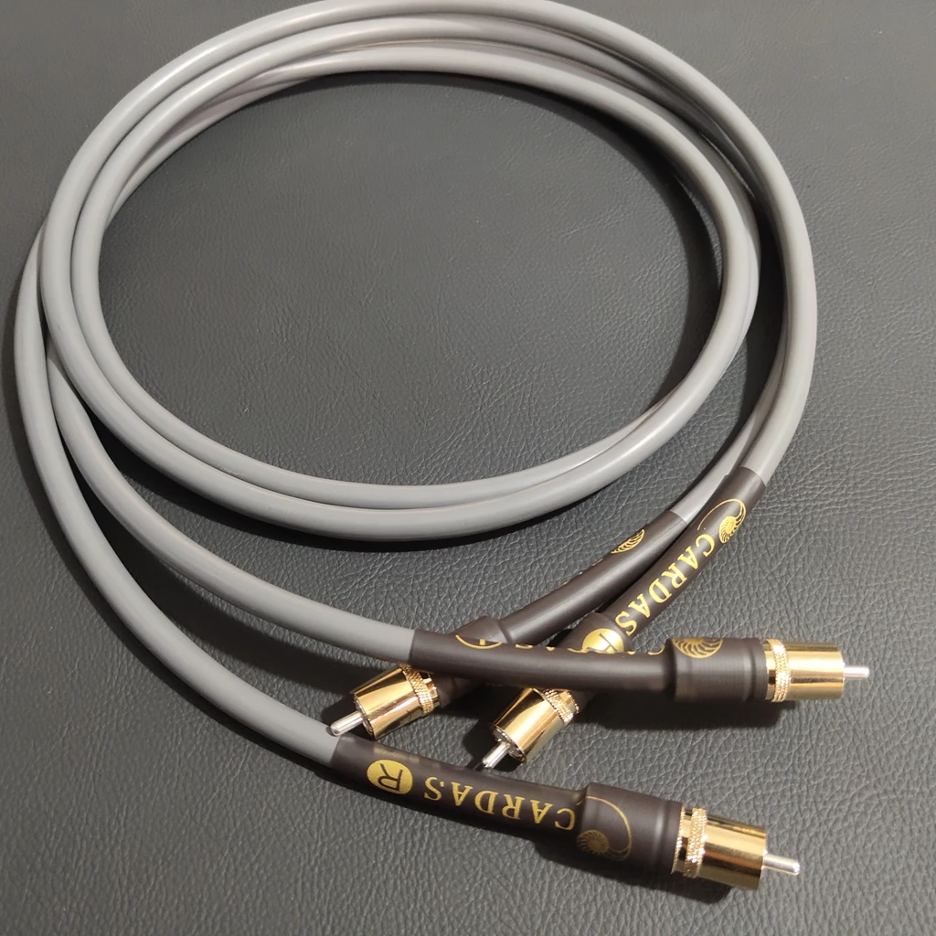 

Genuine U.S. CARDAS TWINLNK IIC OFC+silver conductor audiophile RCA jack audio cable signal line with original RCA plug 1 pair