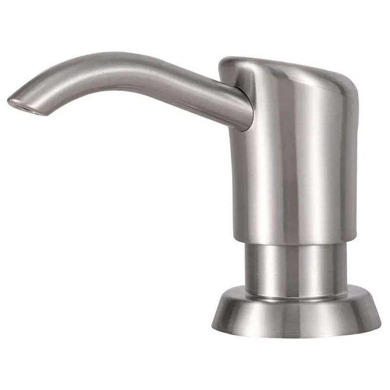 Kitchen Sink Liquid Dispenser Press-type Sink Soap and Kitchen Cleaner Dispenser Soap Dispenser 400ML Capacity Kitchen Supplies