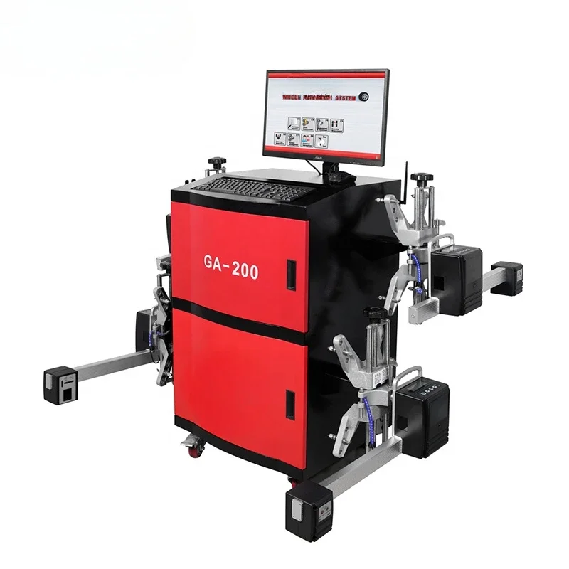 Precise 3d workshop wheel alignment machine used CCD wheel aligner for truck car