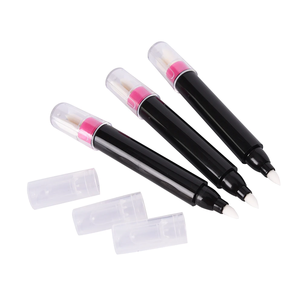 Cleanser Remover Manicure Gereedschap Corrector Removal Pen Met 3 Pcs Vervanging Tips Nail Art Polish