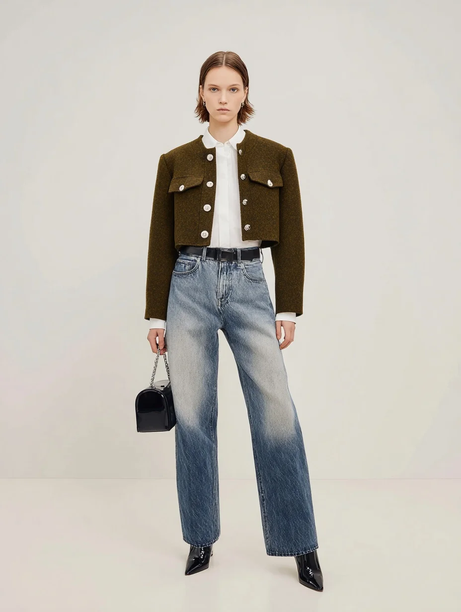 

Mia Muse женские легкие куртки осень-зима 2025 шикарные элегантные однотонные повседневные легкие куртки с длинными рукавами и круглым вырезом