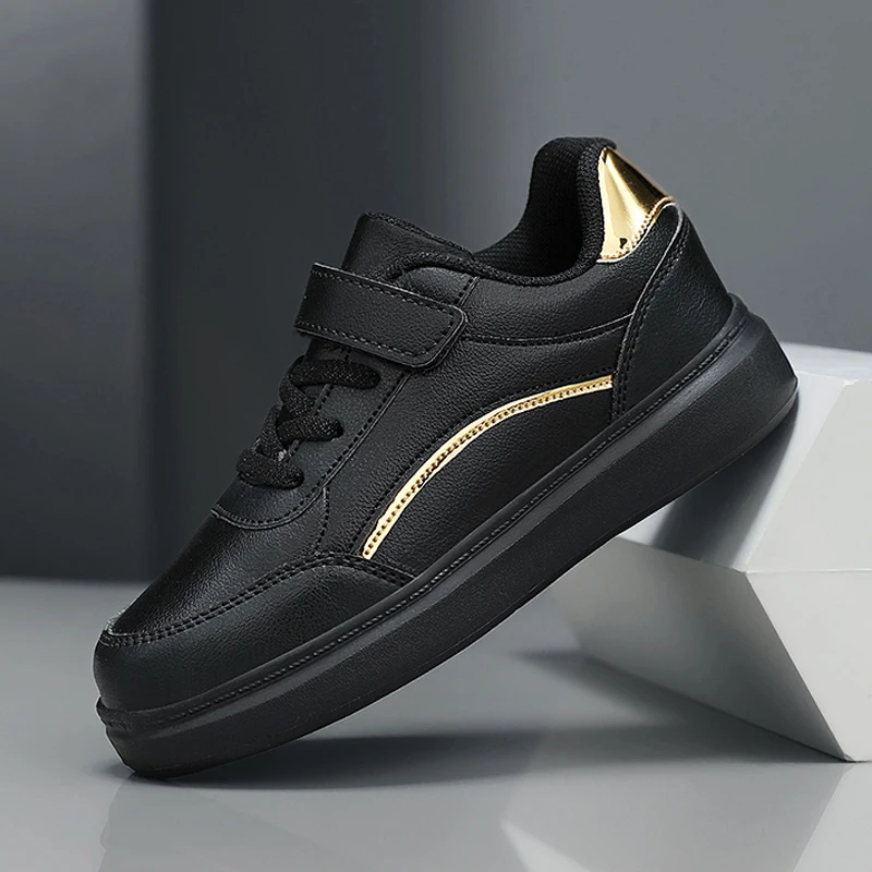 

Детские кроссовки для мальчиков, повседневная спортивная детская школьная обувь из искусственной кожи, роскошные осенние теннисные кроссовки для мальчиков